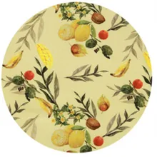 Осенняя желтая нижняя часть с цветными листьями импортная простая хлопковая ткань, платье ручной работы для одежды из хлопка