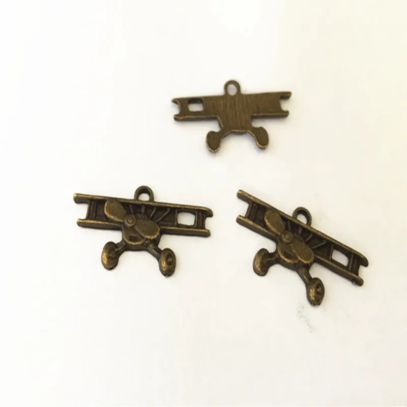 

10Pcs/Lot 15mmx28mm Antique bronze (plane) pendant Necklace Pendant DIY Charm Vintage Mini Charm connector
