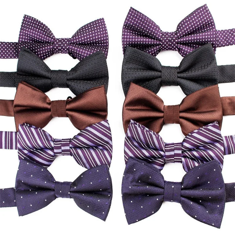 Унисекс Для женщин с бантом для рубашки мужские галстуки Mariage Bowknots полиэстер Gravatas тонкий черный галстуков для свадебный подарок