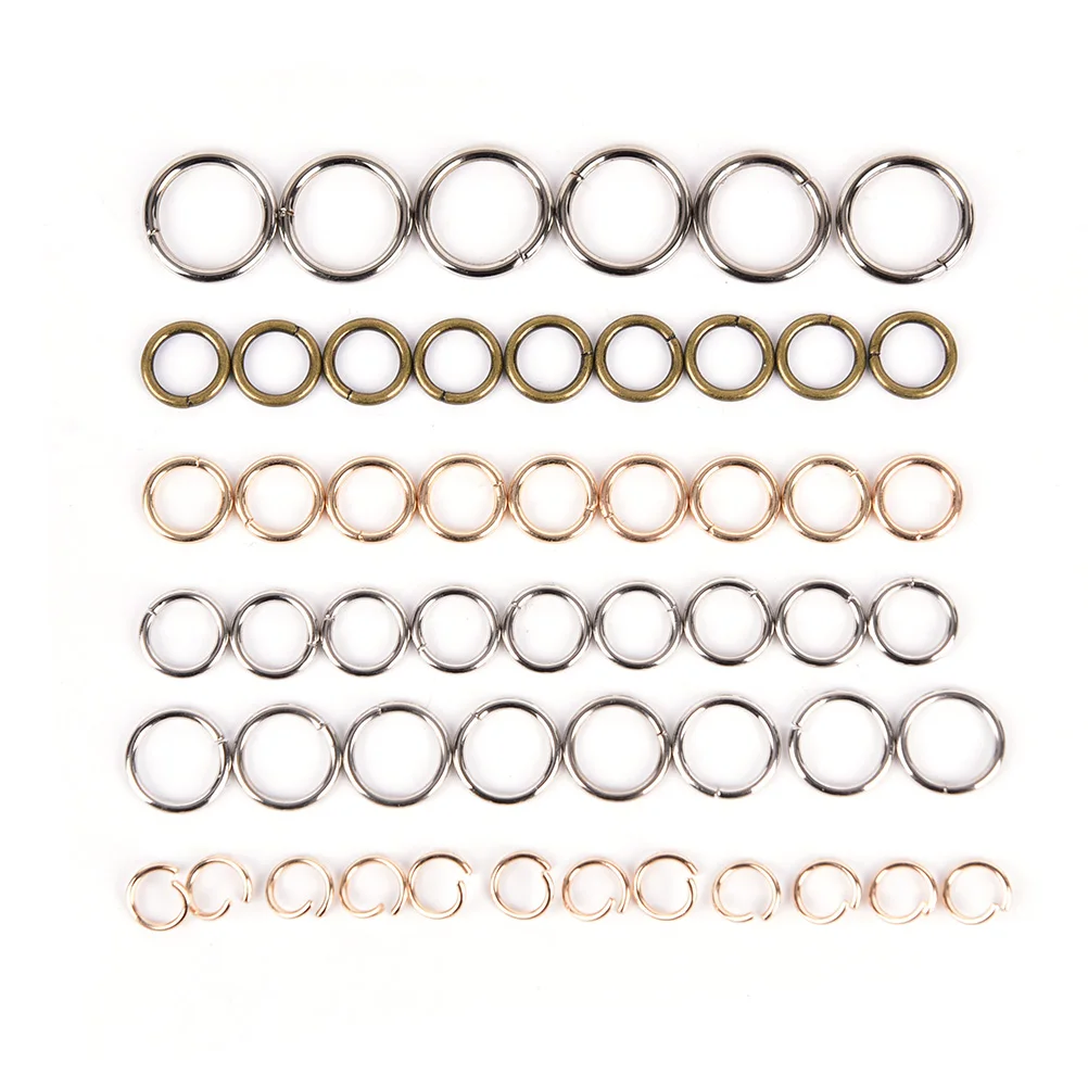 20 Pcs Metal Bag Accessories Rings Hook Key Chain Bag Quickdraw Key Chain