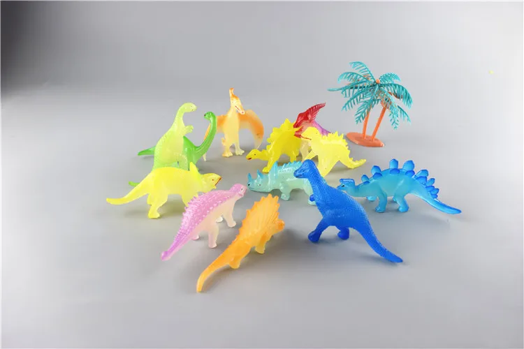 Jurassic Игрушечная модель динозавра 12 только свет динозавра тираннозавры длинные Jianlong птерозавры модель Серебристые детские игрушки