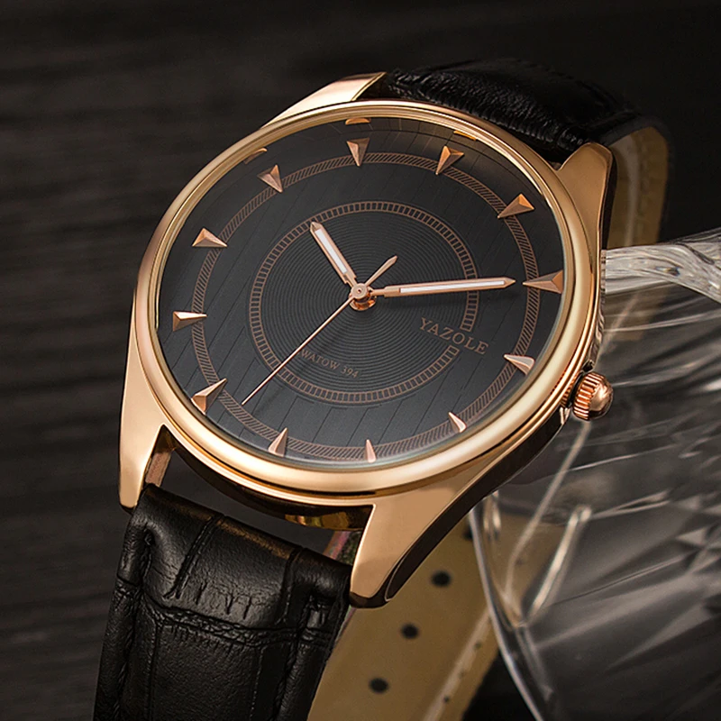

YAZOLE Wrist Watch Men's Fashion Luminous Watches Top Brand Luxury Waterproof Men's Watch Men Watch Clock saat relogio masculino