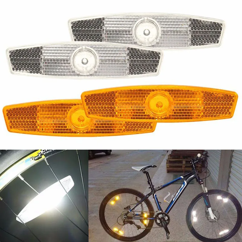 Excellent AQQ a pair Bicycle Bike Wheel Safety Spoke Reflector Reflective Mount Clip Warning bike reflector light 3 Excellent AQQ a pair Bicycle Bike Wheel Safety Spoke Reflector Reflective Mount Clip Warning bike reflector light 3