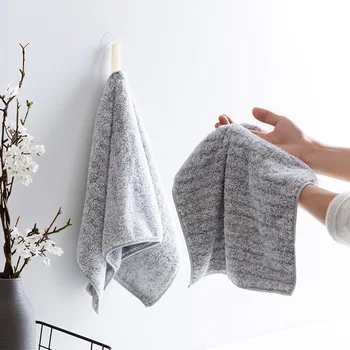 

Japan can hang water absorbent cloth wipe towel kitchen cleaning wash towel thickening not hair not oil dish cloth