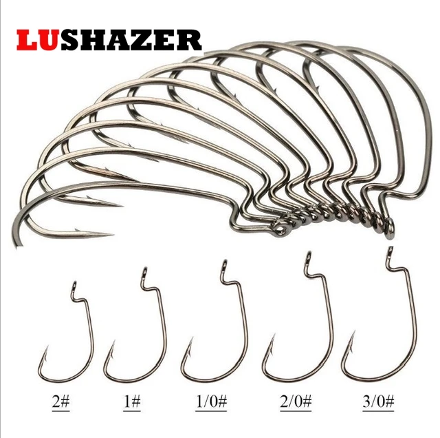 Best Price 50pcs/lot fishing hook set 2# 1# 1/0# 2/0# 3/0# jig hook single barbless hooks high quality hook for soft lure free shipping Best Price 50pcs/lot fishing hook set 2# 1# 1/0# 2/0# 3/0# jig hook single barbless hooks high quality hook for soft lure free shipping