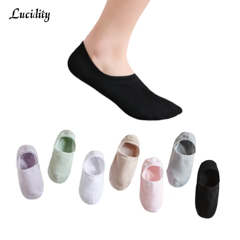 

2019 Summer Socks Ladies Boat Socks Cotton Black Shallow Mouth Short Tube Invisible Socks Female 5pairs/lot =10pieces