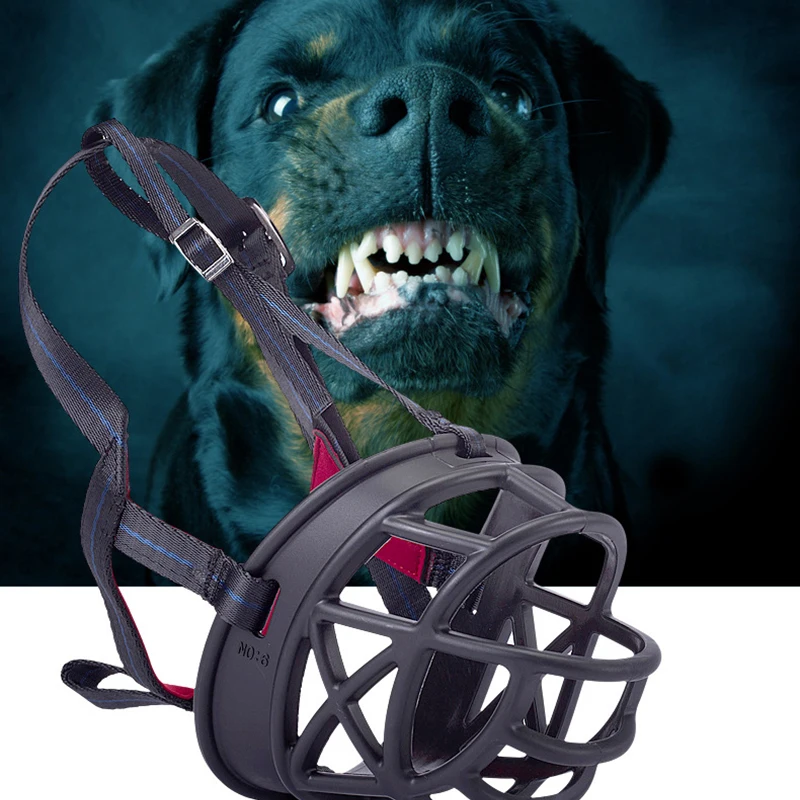 

DannyKal Black Red Big Dog Mouth Set Pet Mask Anti-Smashing Anti-Stolen Bite In The Large Dog Golden Wool Wolf Green Dog Mask