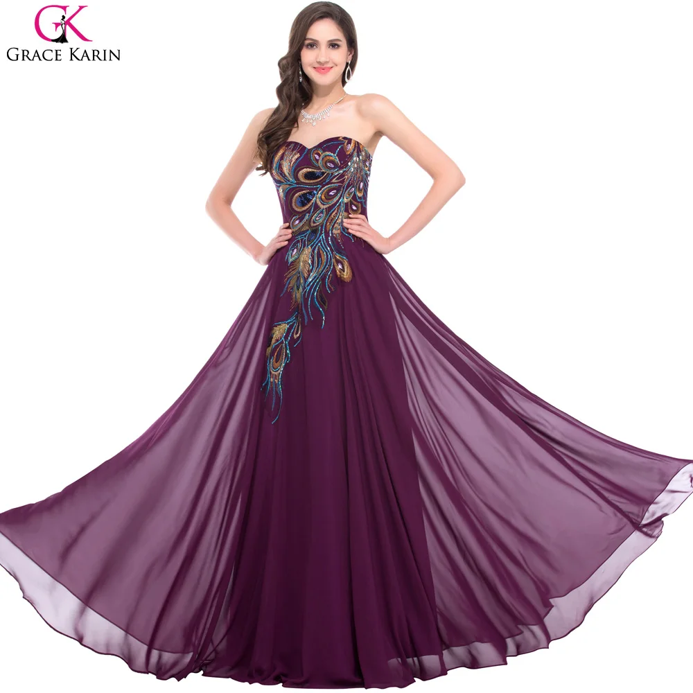 Dark Purple Chiffon Vintage Bridesmaid Dresses Fashion Dresses