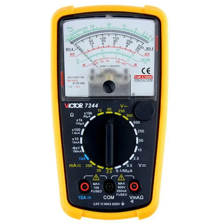 VICTOR VC7244 analog multimeters, mechanical multimeter, the new