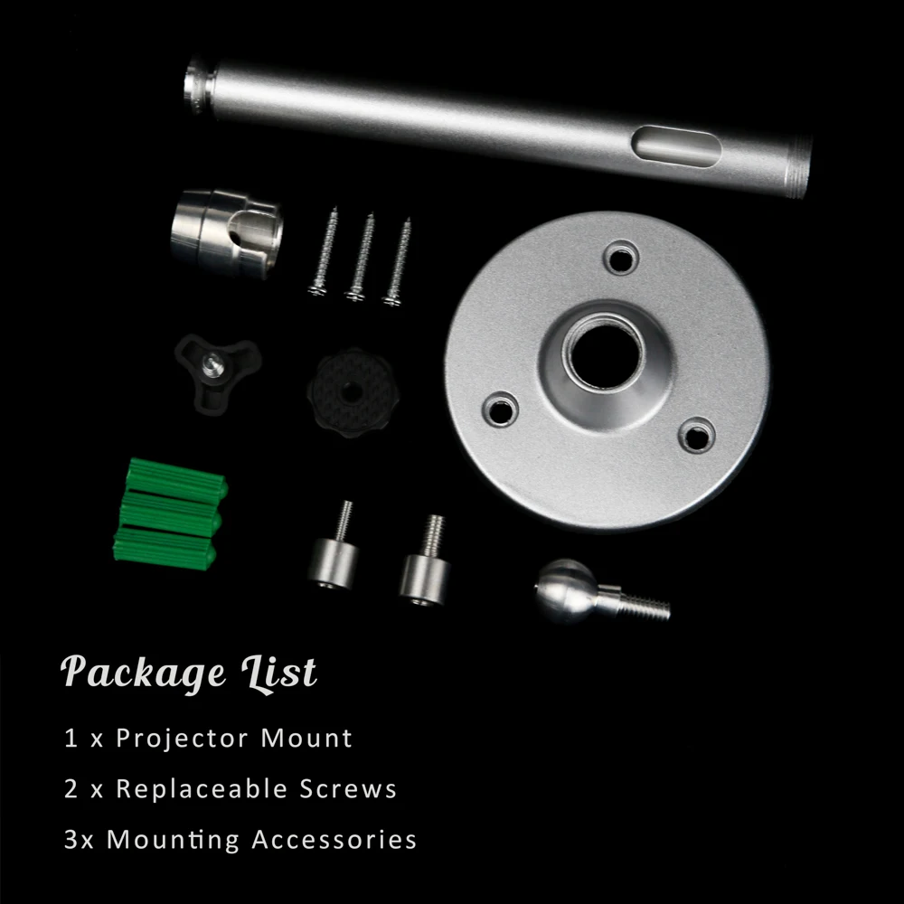 360degree Wall Mount Projector Hanger Aluminum Tripod 2kg 22CM Capability Metal Mounting For Mini Projector Camera Accessories