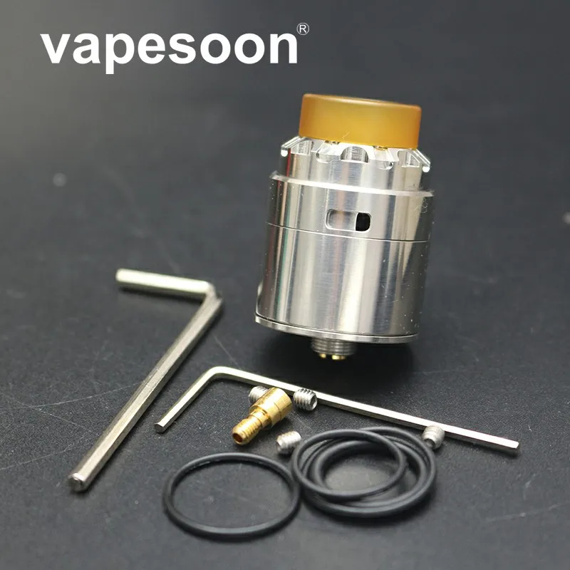 

Reload X Style RDA 24mm Atomizer With BF Pin Rebuildable Dripping Atomizer Top Airflow Design Fit Squonk BF Mod