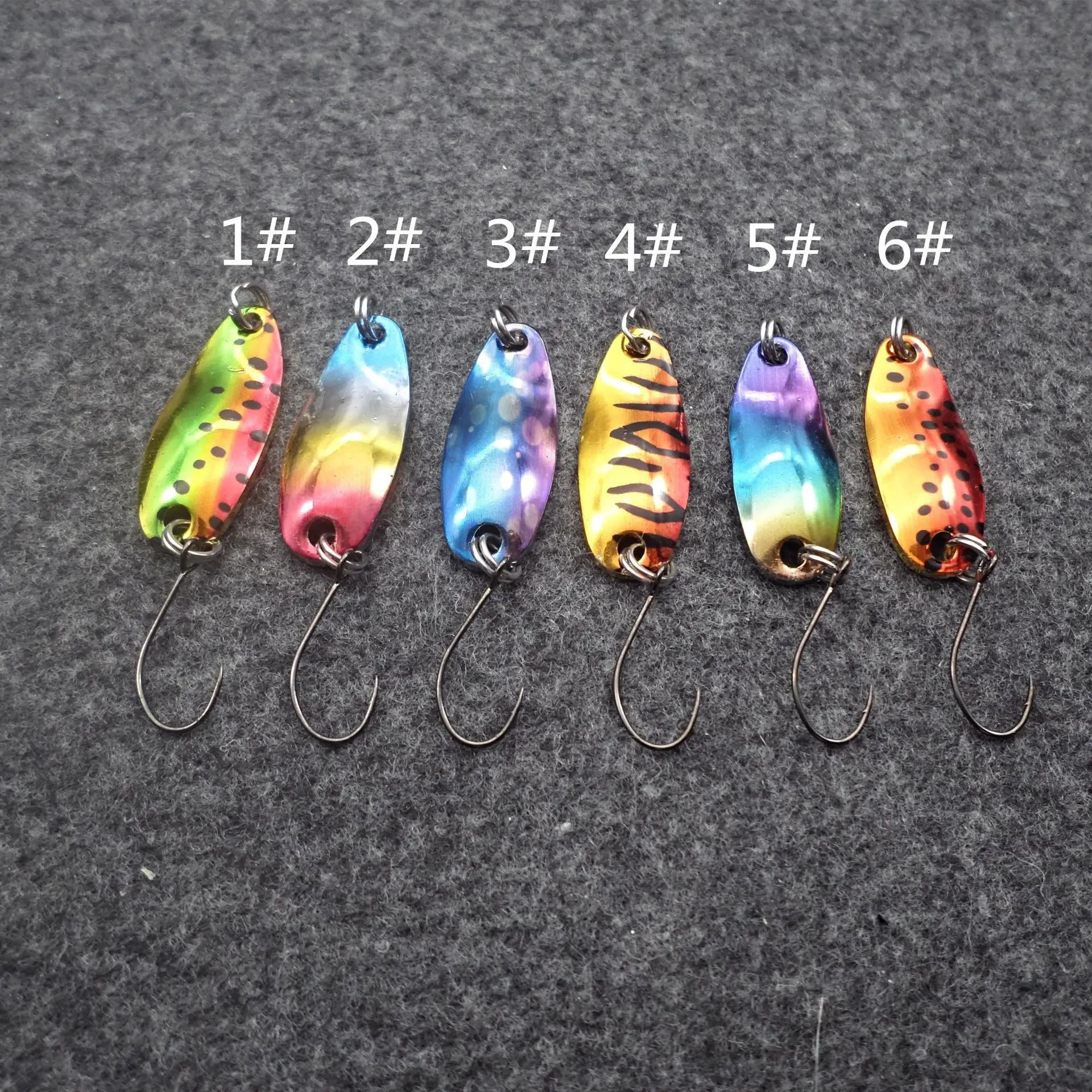 2.5g spoon fishing lure isca artificial metal bait swimbait trout lure fishing spinner blade lure