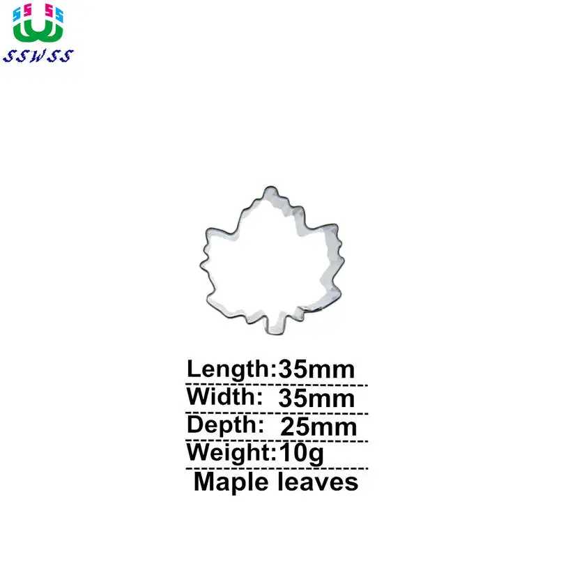 Мини осенние листья печенья формы для выпечки, Е стиль красный клен формы для украшения торта в виде листьев украшения инструменты, сумасшедшие прямые продажи