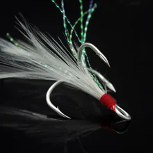 Крепкие и острые тройные Крючки для приманки для рыбалки на речке или озере и океане всего 300 шт