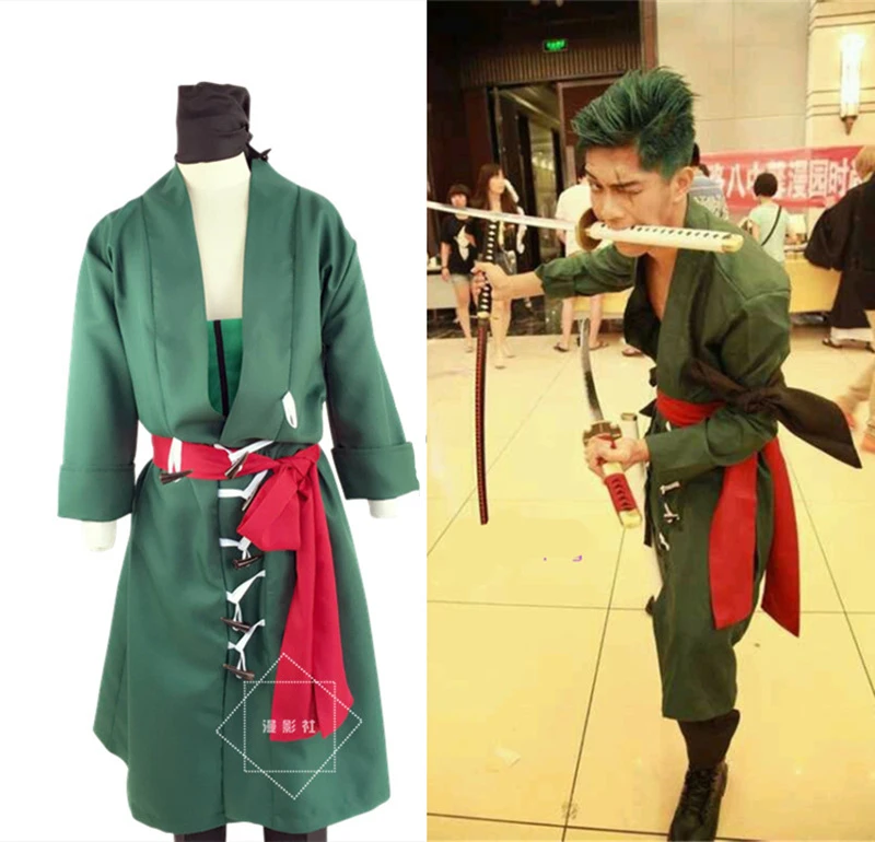 日本のアニメワンピースロロノア ゾロii衣装コミック役割コスプレ岬フルセット送料無料 Cosplay Cape Comic Costumeszoro Costume Aliexpress