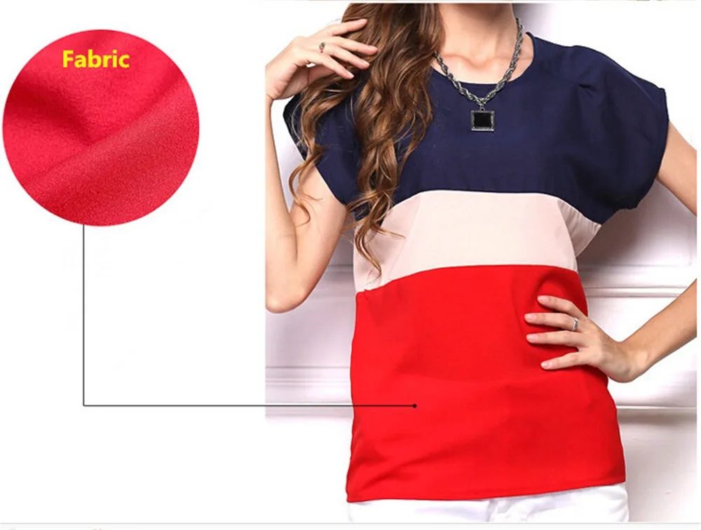 2015 Blouse Woman's Breathable Tops Loose Women T-shirt Pullover Plus Size XXL Casual Women T-shirt Cheap Chinese Blouse T shirt (11)