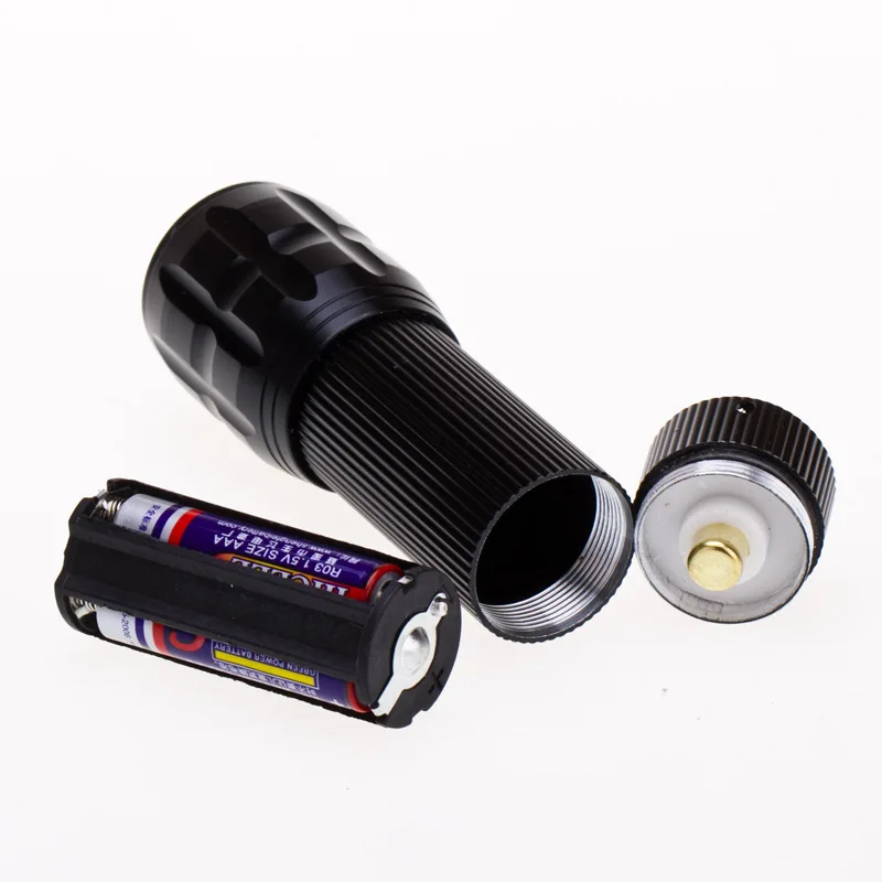 2018 NEW LED Flashlight Lanterna de led linternas Torch Zoomable Lamp Mini Flashlight LED Light Lantern Bike Light With AAA (7)