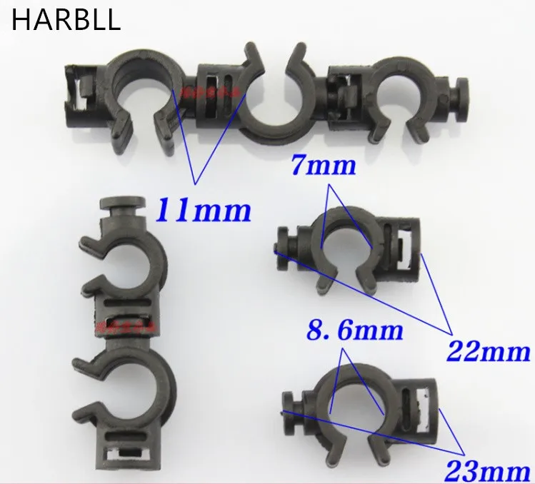 

HARBLL 10pcs Car tubing/high pressure line/fixed partition/plastic pipe/line/throat clip card