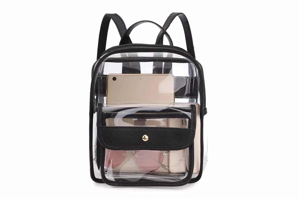 High Quality Hologram Women Backpacks PVC Laser School Backpacks For Teenagers Girls Travel Shoulder Bag Waterproof School bag 4