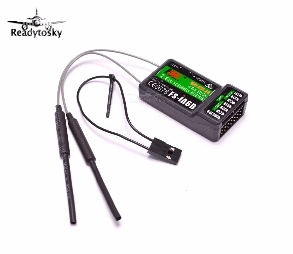 Новейший Flysky 2 4G 6CH FS iA6B приемник PPM выход с портом iBus совместим i4 i6 i10 GT2E|ppm receiver|fs-ia6b