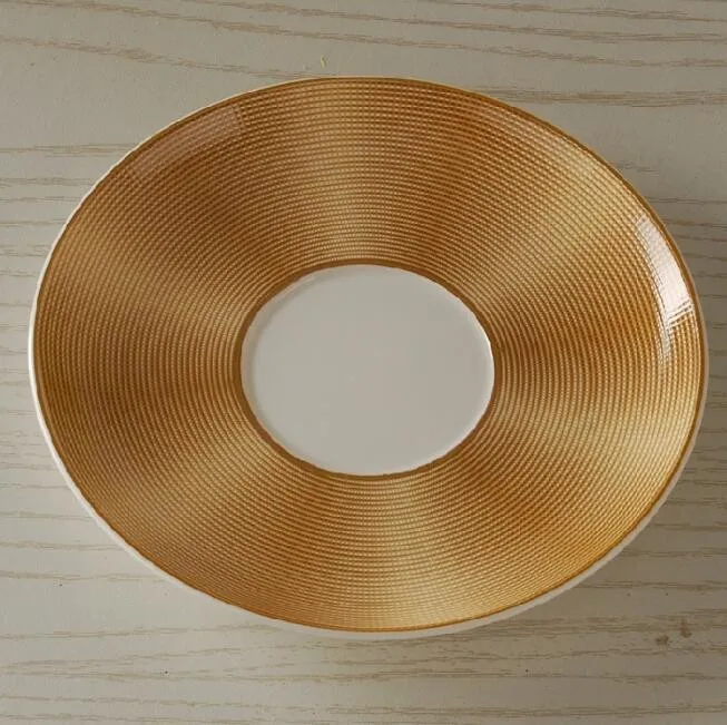 gold tea coffee set 6