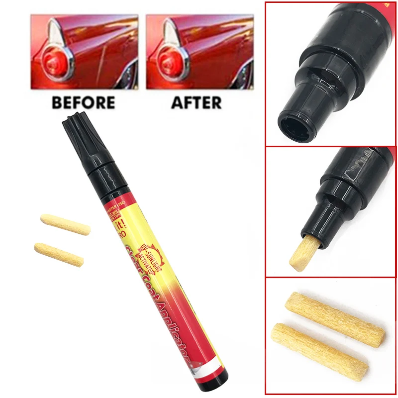 Universal Newest Best Selling 6 Colors Auto Car Coat Paint Pen Touch Up Scratch Clear Repair