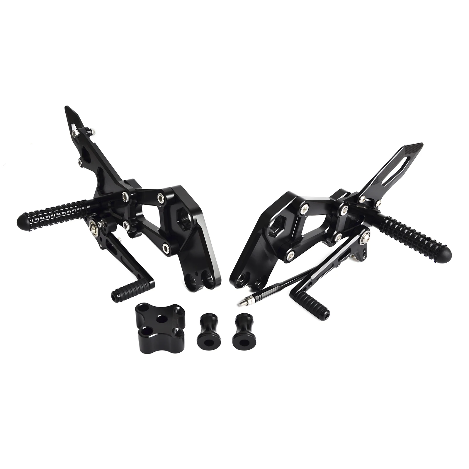 H2CNC подножки задние наборы комплект для KTM RC125 RC200 RC390 2014 2015 2016 2017 Регулируемые RC 125