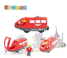 4 colors baby electric train /Kids Children Christmas gift /Child magnetic wooden slot train toys/ electronic vehicle toy 11cm