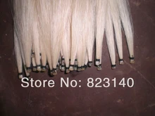60 Hanks White Mongolia Violin Bow Hair 32″ (6 grams/hank), Violin horse hair