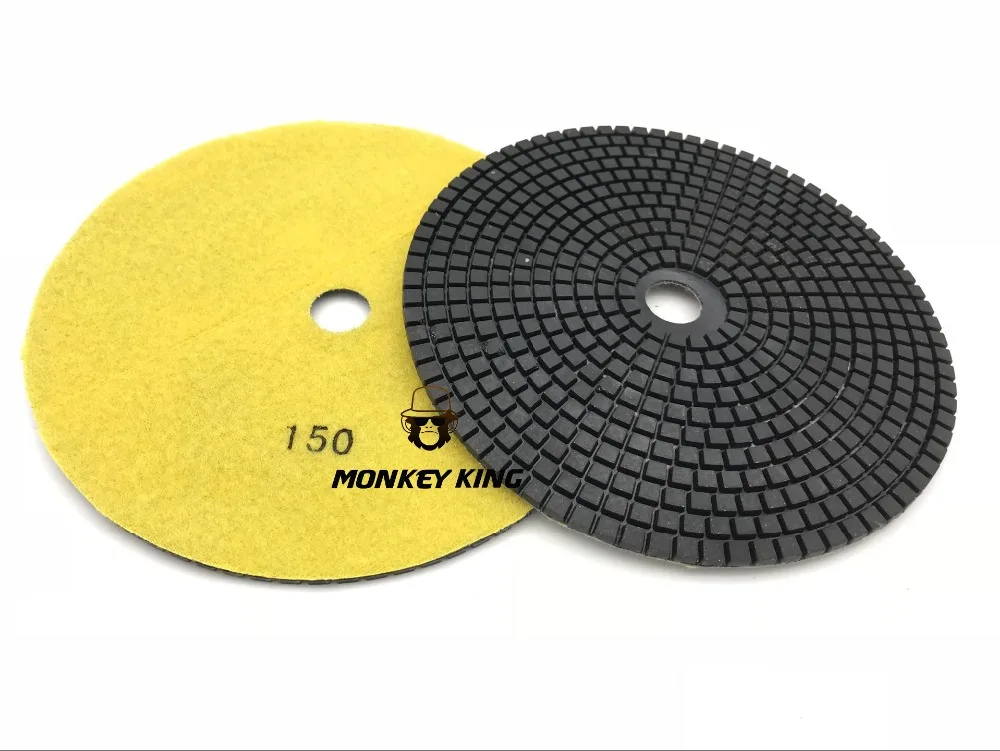 7 Inch 180mm Granite Marble Concrete Ceramic Diamond Polishing Pads Wet Dry Use (4)