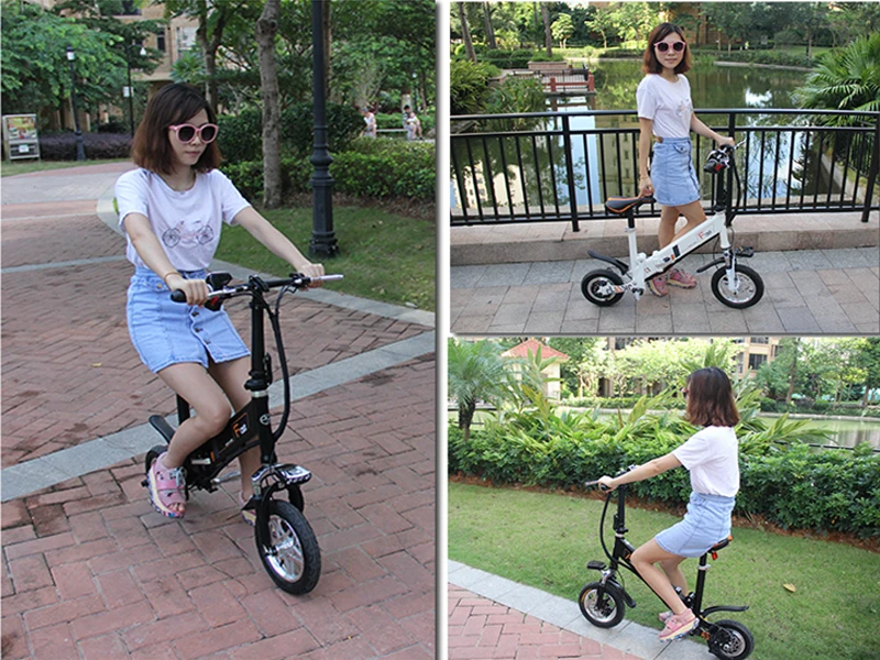 Best 12inch folding electric bicycle mini Light intelligent ebike instead of walking electric bike Aluminum alloy electric bicycle 13