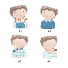 Милый цветочный горшок для мальчиков для дома и офиса декоративный горшок для цветов цветочный горшок набор подарок для пары для друзей