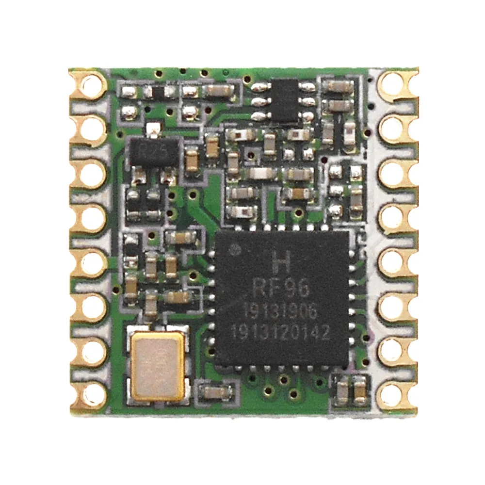 

RFM95 20dBm 100mW 868Mhz 915Mhz DSSS spread spectrum wireless transceiver module SPI SX1278 SX1276 SMD lora module