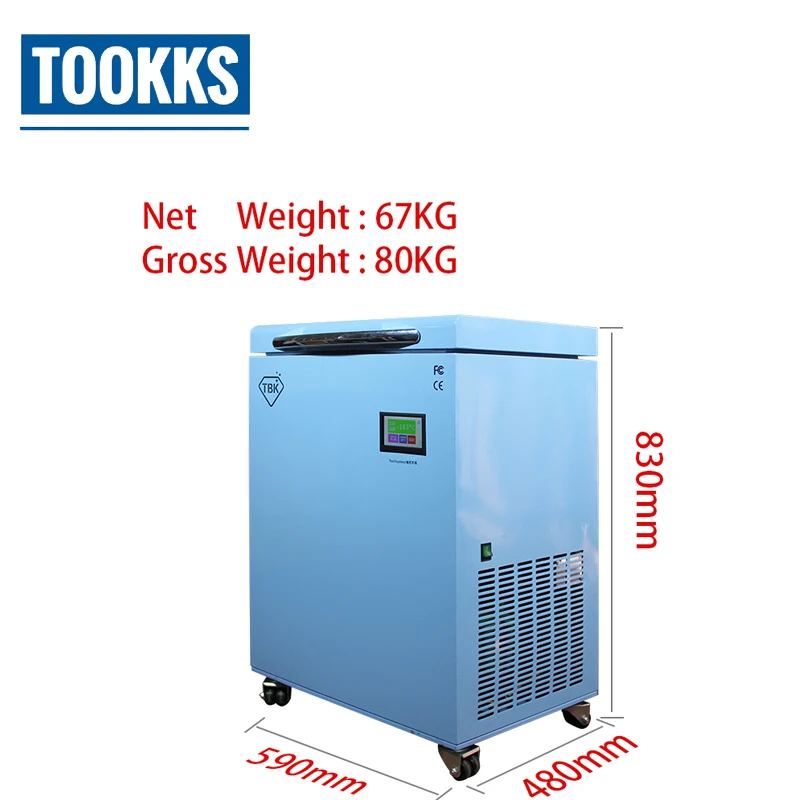  Professional TBK-588 Freezing Machine -185C LCD Touch Screen Separating Machine for Mobile Phone Re