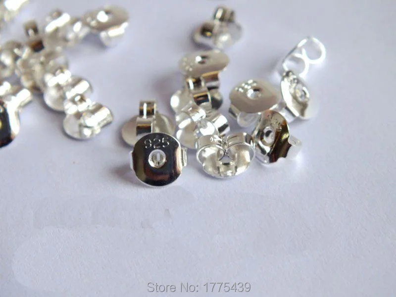 Hot-DIY-jewelry-findings-Copper-Base-Silver-Plated-with-925-Stamp-Butterfly-Earring-back-earring-stopper