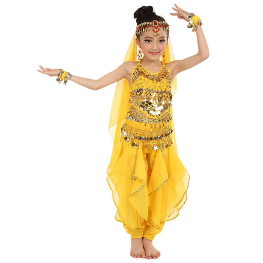 Aliexpress.com : Buy 2018 Handmade Children Girl Belly Chiffon Dance ...