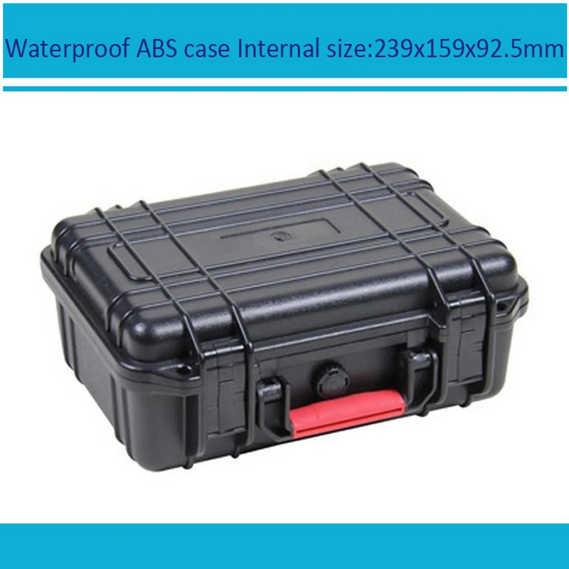 Чехол для инструментов toolbox чемодан ударопрочный герметичный водостойкий защитный корпус ABS 239x159x92 мм запасная часть комплект чехол для