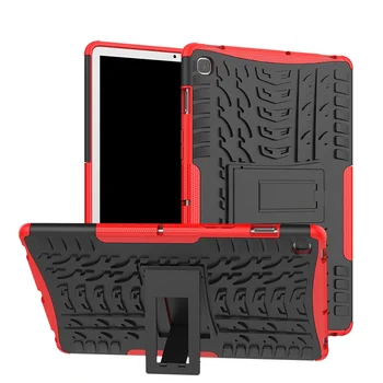

Hybrid Armor Tablet Case for Samsung Galaxy Tab S5E 10.5 Kickstand Hard Back Cover with Flexible TPU Plastic Silicone Case