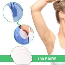 200 шт 100 пар летние подмышечные подушечки антипот подмышек против пота патч антиперспира дезодоранты наклейки поглощающие одноразовые