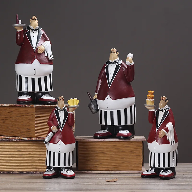 Buy Home Decoration Creative Resin Chef Figurines