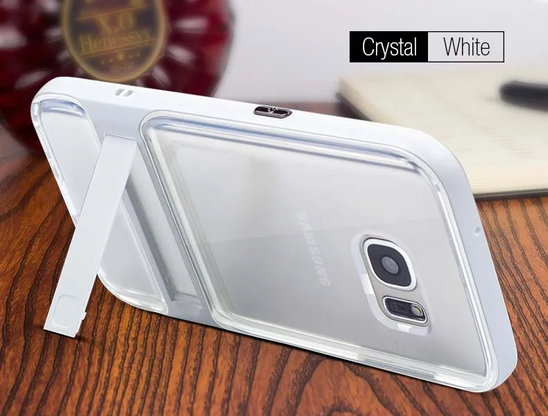 Híbrido para Samsung Capa de Silicone 360 de Proteção Brand Novidades Case Galaxy 3d Kickstand 5.1 Tpu pc Integral Samsungs7 Galaxys7 Funda s7 24 tpu pc 360 de protecao integral samsungs7 galaxys7 funda 024