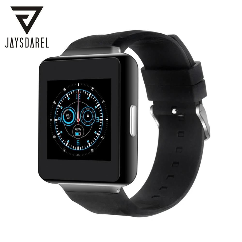 

JAYSDAREL Brand K1 Android 5.1 OS Smart Watch Heart Rate Monitor Support Sim Card GPS Bluetooth 3G WiFi GPRS PK DZ09 GV18 GT08