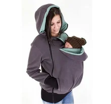 2017 New Promotion Baby Carrier font b Jacket b font Kangaroo Winter Maternity Outerwear Coat For