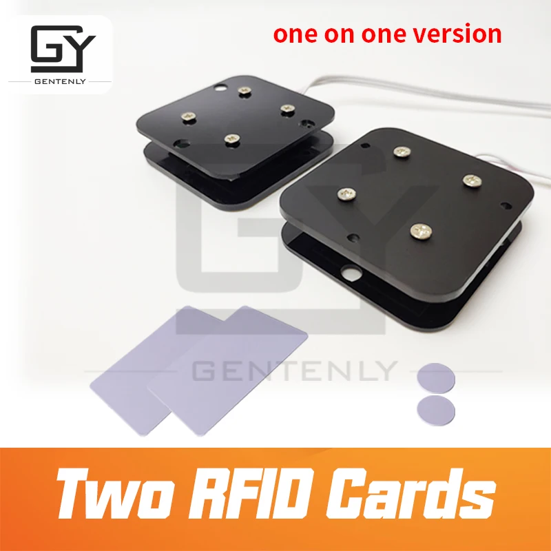 

Escape room prop 1 to 8 ID card sensors put ID card on card sensor one-to-one match to unlock chamber room prop room escape game