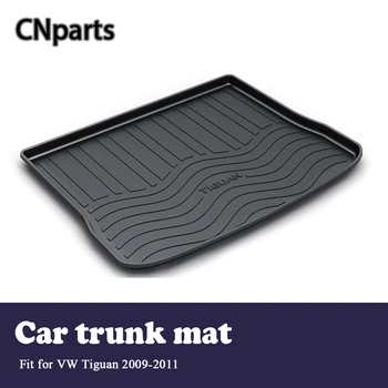

CNparts 1Set Car Cargo rear trunk mat For VW Tiguan 2009 2010 2011 Boot Liner Tray Waterproof Carpet Anti-slip mat Accessories