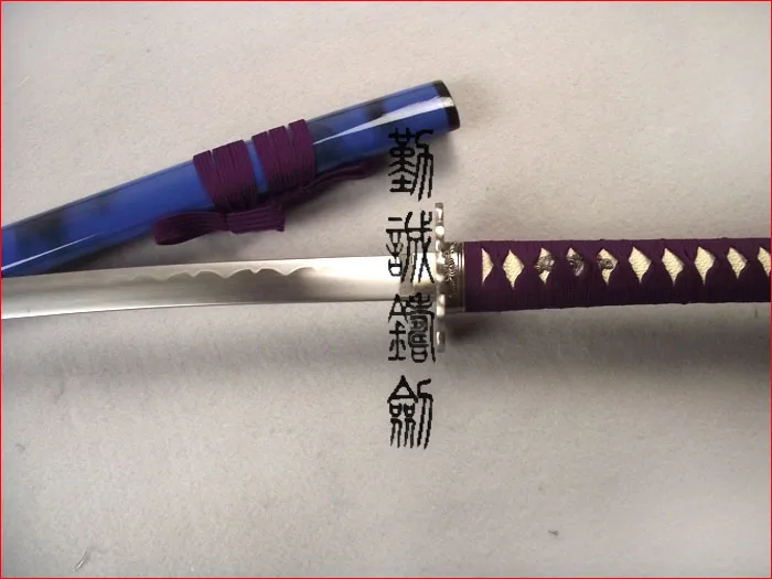 S0405 Аниме BLEACH ZANPAKUTO REINA DE ROSAS ARRANCAR Save W/ BLUE SAYA 40 7&quot|blue sword|sword swordsword bleach |