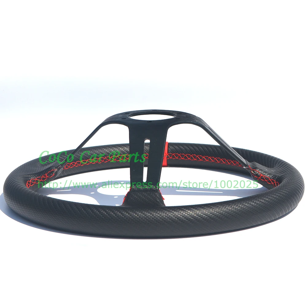LYJ Motorsport car steering wheel cabon look (4)