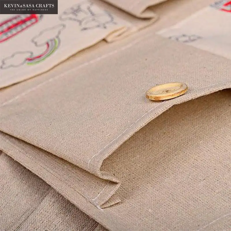 Ecofriendly Fashion Burlap Office Organizer Diy Desks Stationery