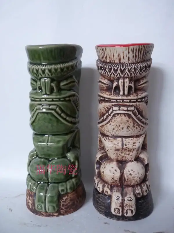 Гавайская Керамическая Пивная кружка керамическая Tiki для коктейля бар