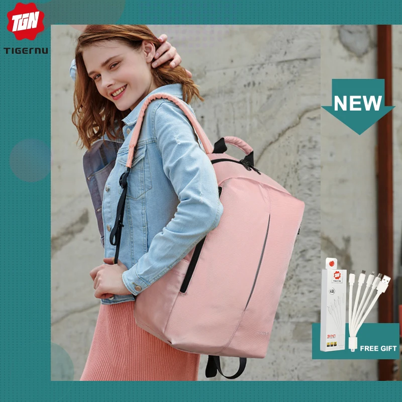 

New ANTI FOULING Backpack Casual Water Resistant with USB Charging & Headphone Port Women's Backpack Bag Mochila Men